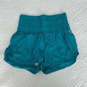 Free people teal way home shorts